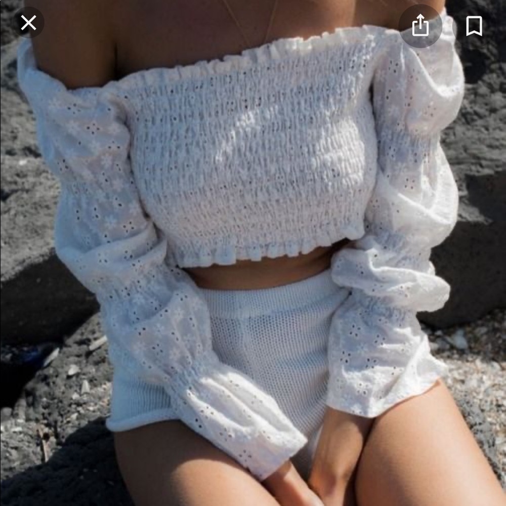 Style Addict bardot crop top